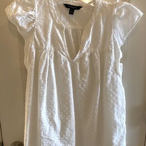 Banana Republic short sleeve cotton blouse. Size XS